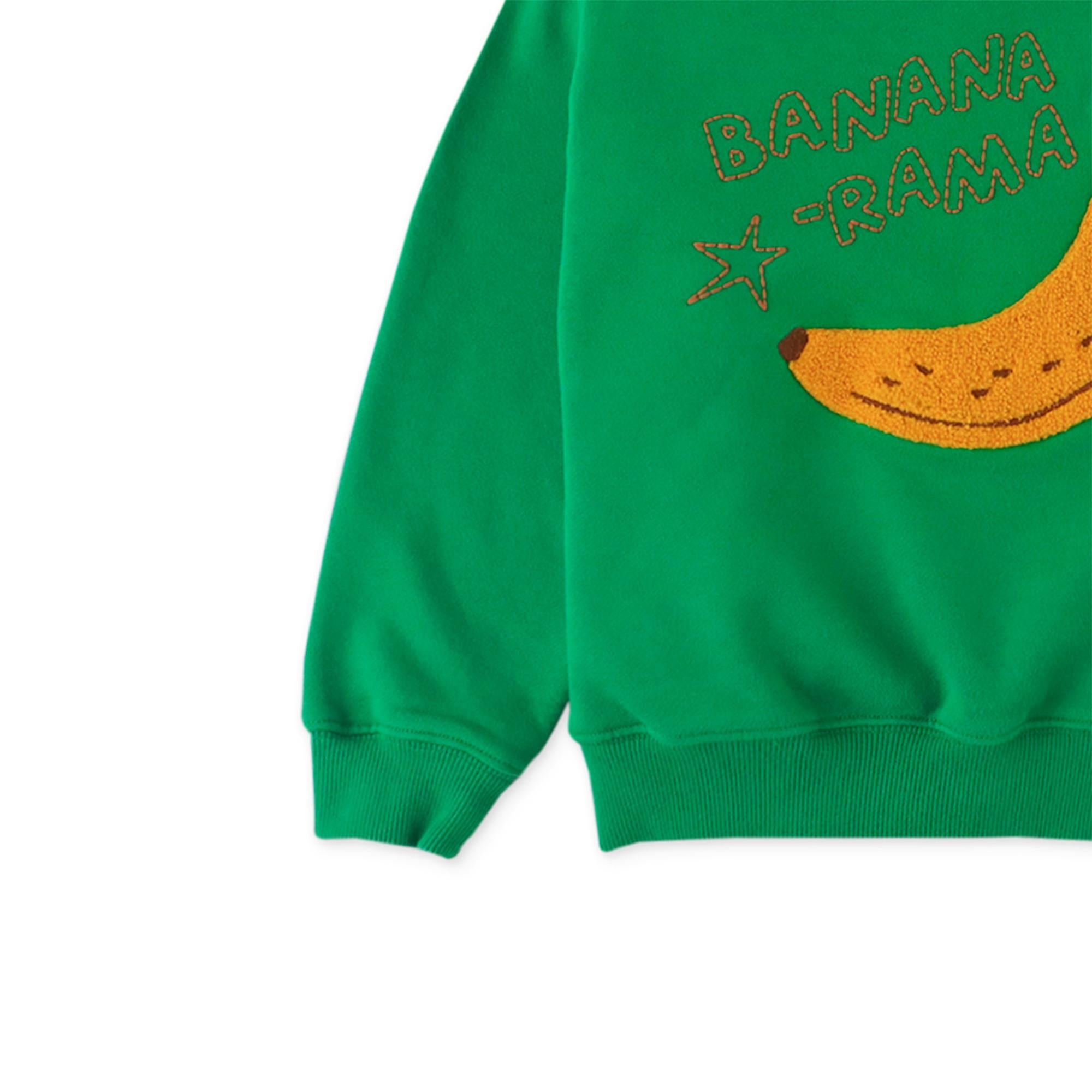 Banana Chenille Applique Jersey Fleece Pullover