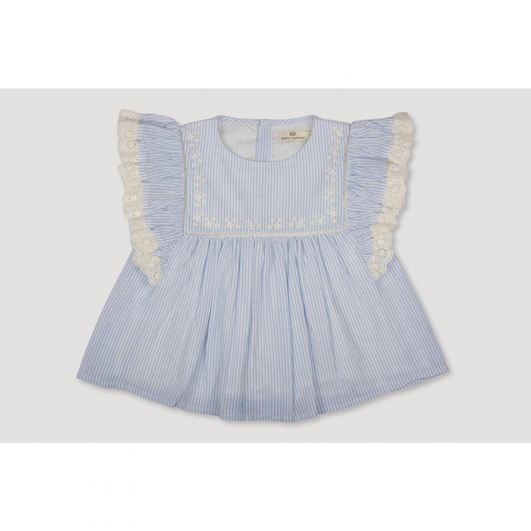 Pinstripe Charlie Blouse