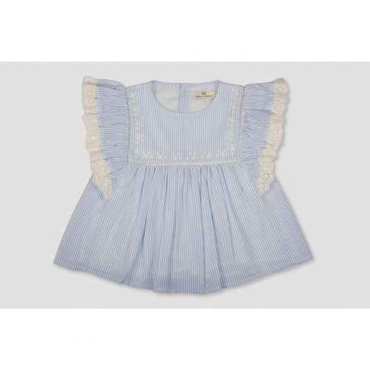 Pinstripe Charlie Blouse