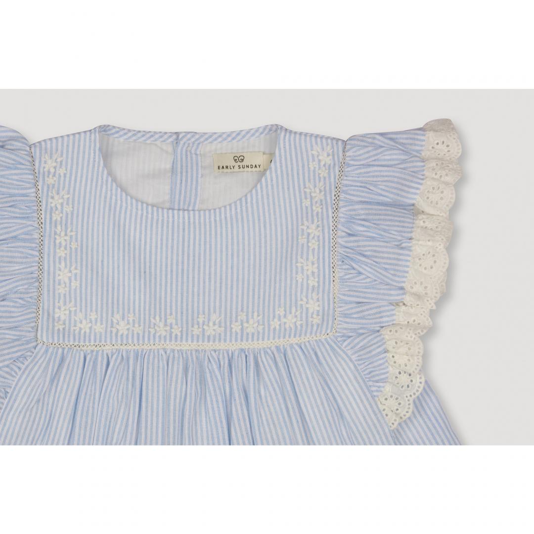 Pinstripe Charlie Blouse