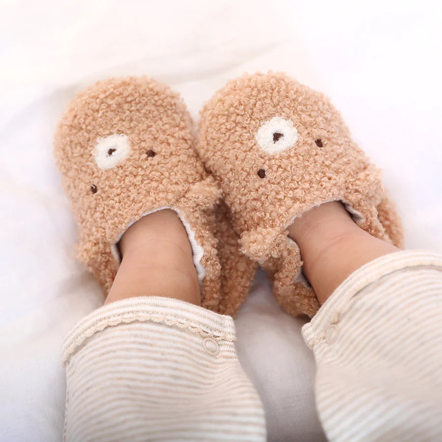 Boucle Fur Teddy Booties