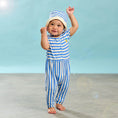 Load image into Gallery viewer, Cabin Blue Stripe Jumpsuit
