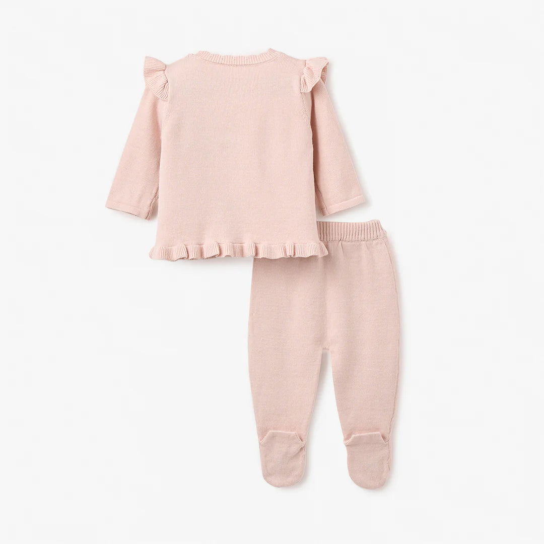 Meadow Mouse Sweater and Footed Pant Set