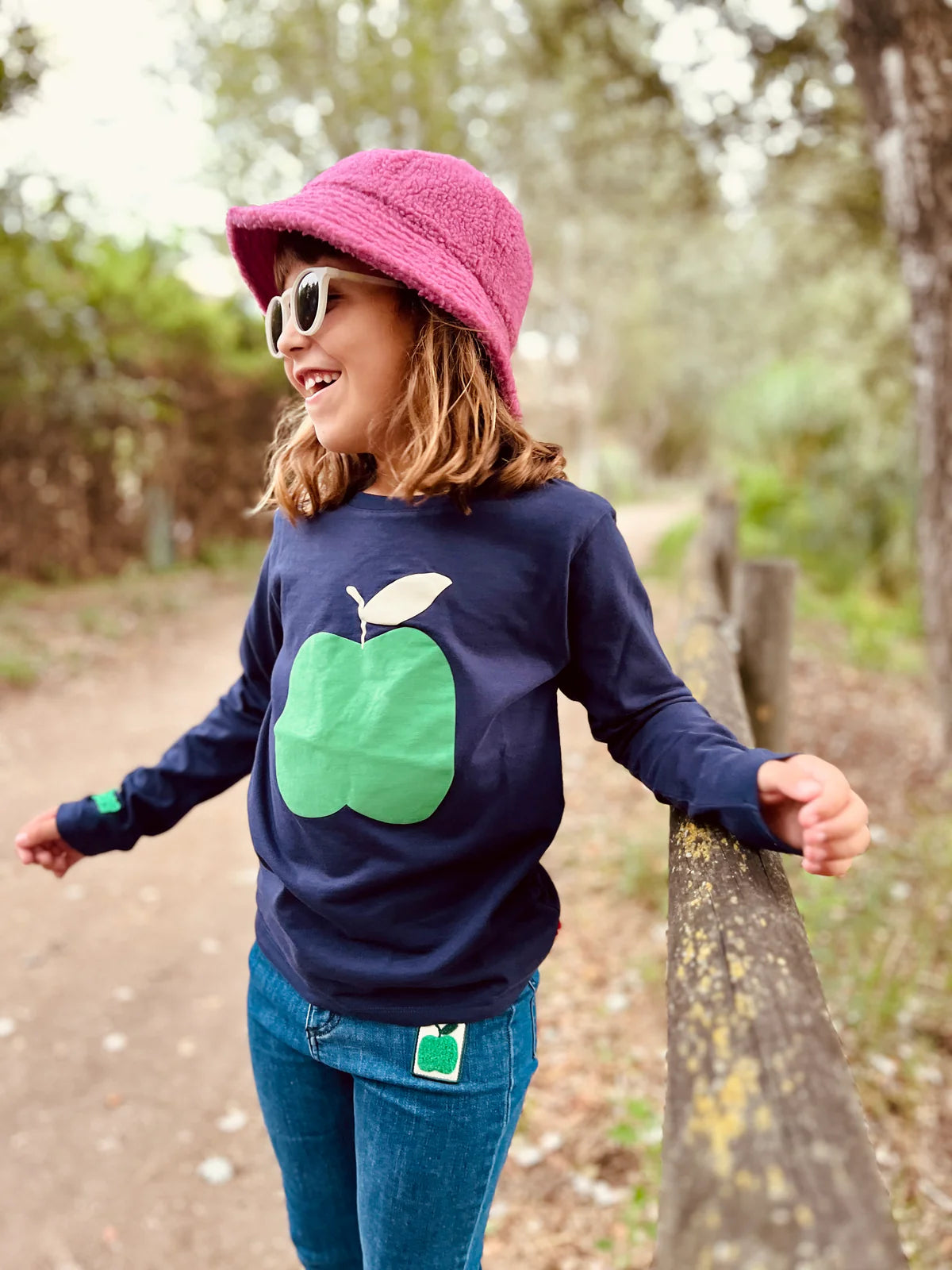 Recycled Cotton Apple Kid T-shirt