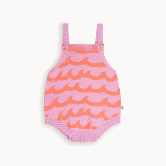 Gull Pink Waves Knitted Romper