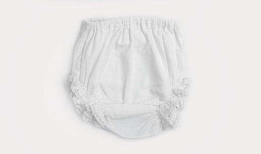 Ivory Cherry Frill Bloomers