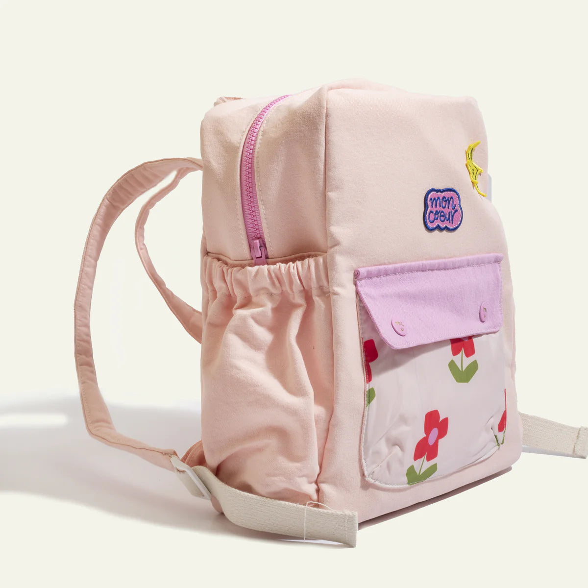 Recycled Materials Flower Backpack