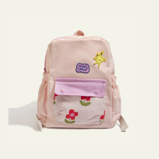 Recycled Materials Flower Backpack