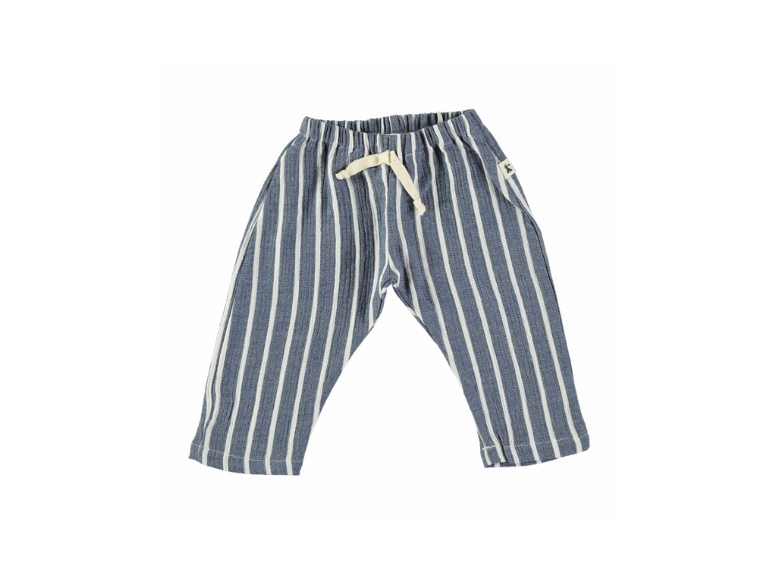 Relaxed Fit Striped Trousers