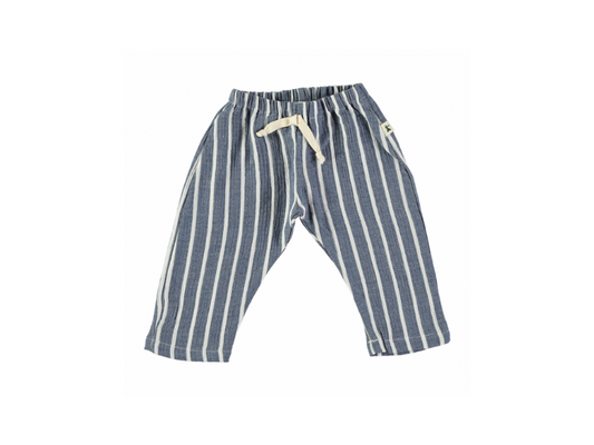 Relaxed Fit Striped Trousers