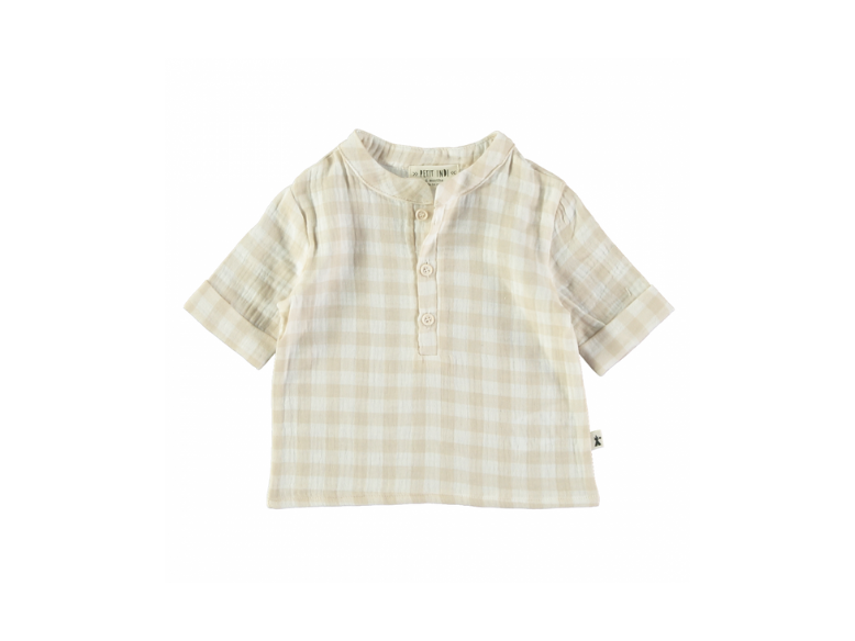 Gingham Polo Shirt