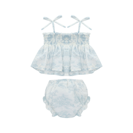 Montefioralle Blouse and Bloomer Set