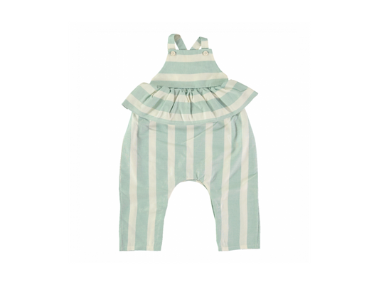 Mint Striped Peplum Jumper