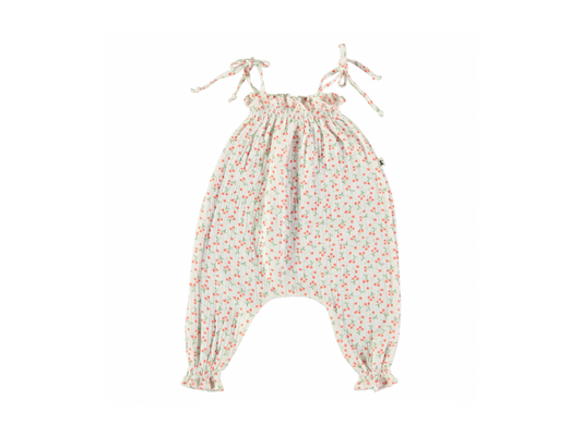 Smocked Cherry Jumper