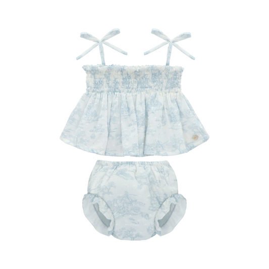 Montefioralle Blouse and Bloomer Set