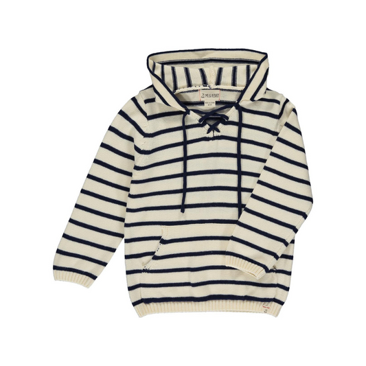 White Catamaran Hooded Sweater