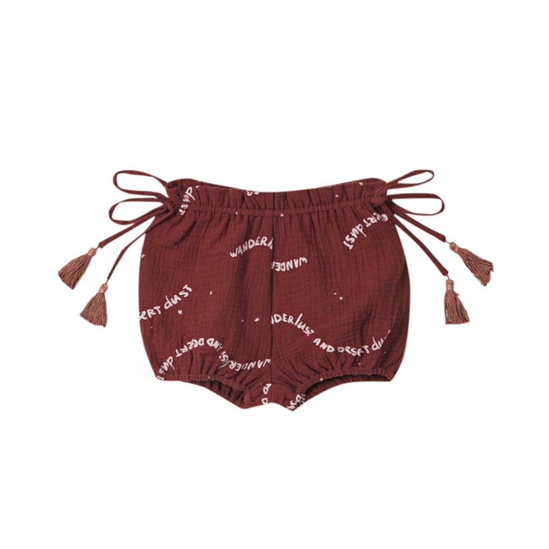 Baby Gauze Bloomers with Tassles