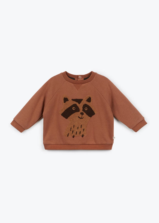 Eliot Baby Racoon Sweatshirt