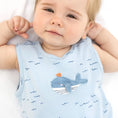 Load image into Gallery viewer, Applique Wilbert Whale Babyvest
