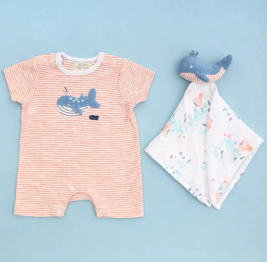 Applique Whale Shark Romper