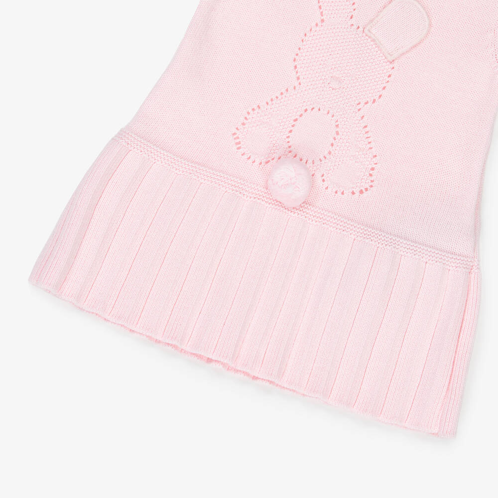 Bunny Pink Knitted Dress with Bloomers
