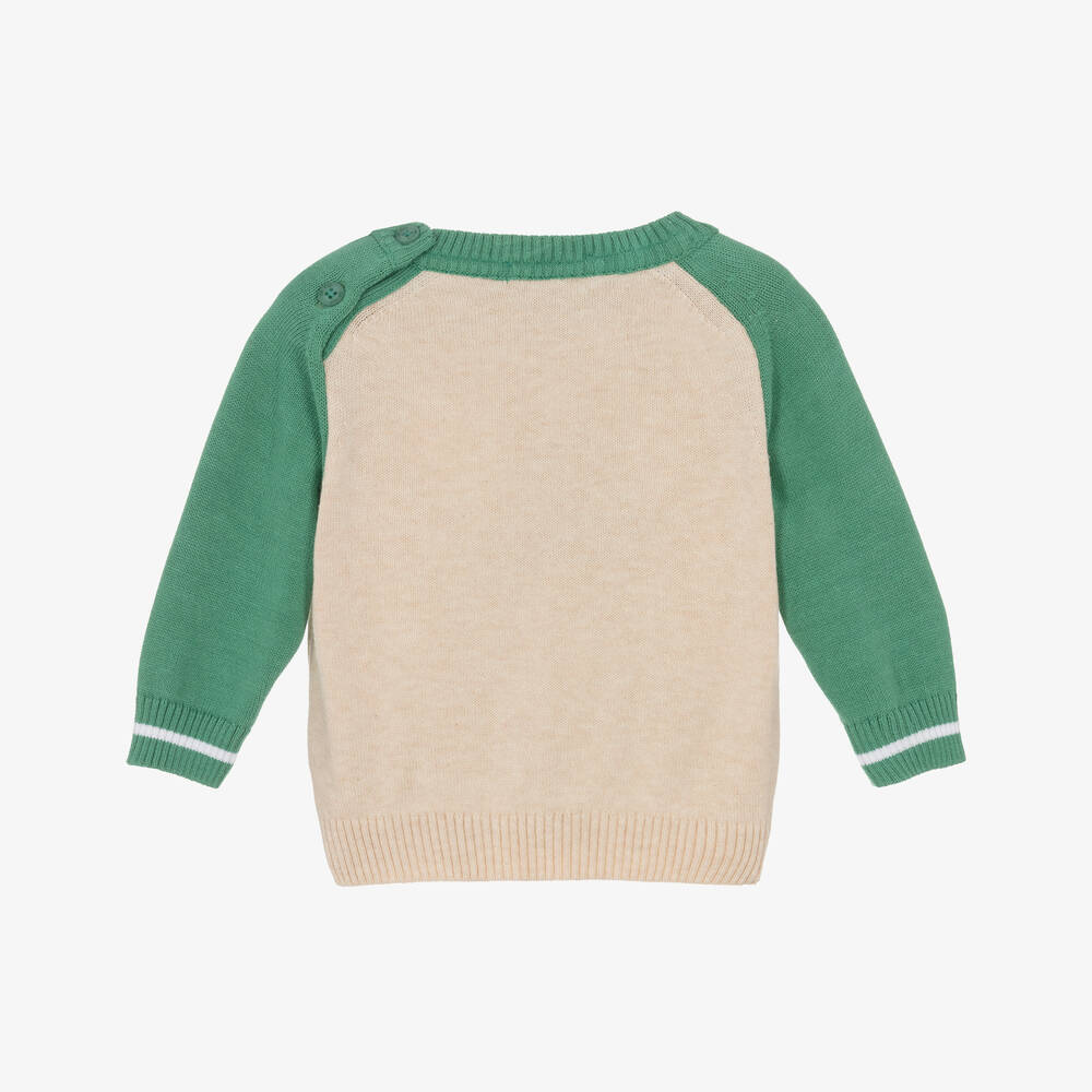 Green Tennis Bear Sweater