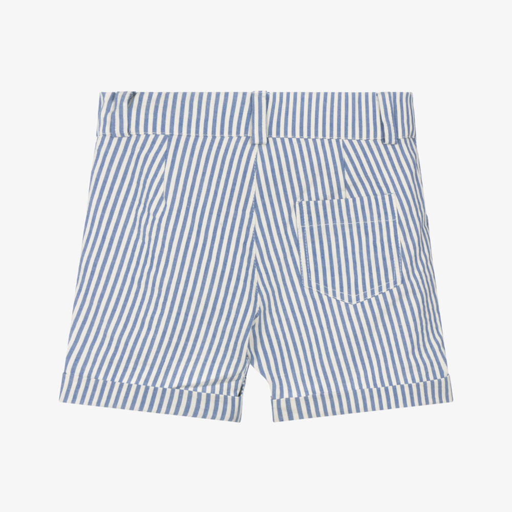 Striped Blue Shorts