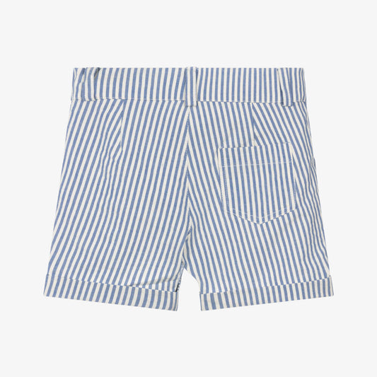 Striped Blue Shorts