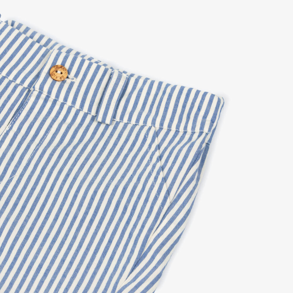 Striped Blue Shorts