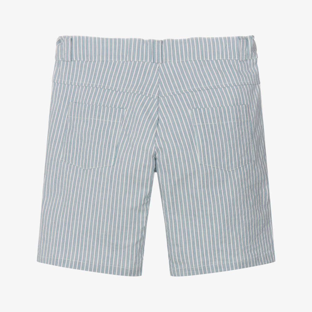 Striped Green Shorts