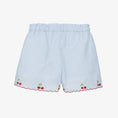 Load image into Gallery viewer, Seersucker Belted Cherry Shorts
