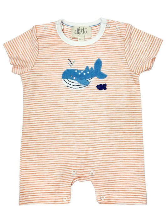 Applique Whale Shark Romper