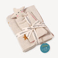 Load image into Gallery viewer, Stars Baby Jacquard Knit Blanket & Lovey Gift SET
