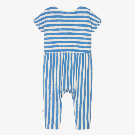 Cabin Blue Stripe Jumpsuit