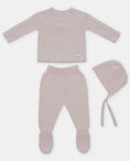 Load image into Gallery viewer, Dolcezza Pink Knit Layette Set
