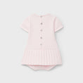 Load image into Gallery viewer, Bunny Pink Knitted Dress with Bloomers
