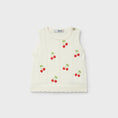 Load image into Gallery viewer, Cherry Embroidered Knit Top
