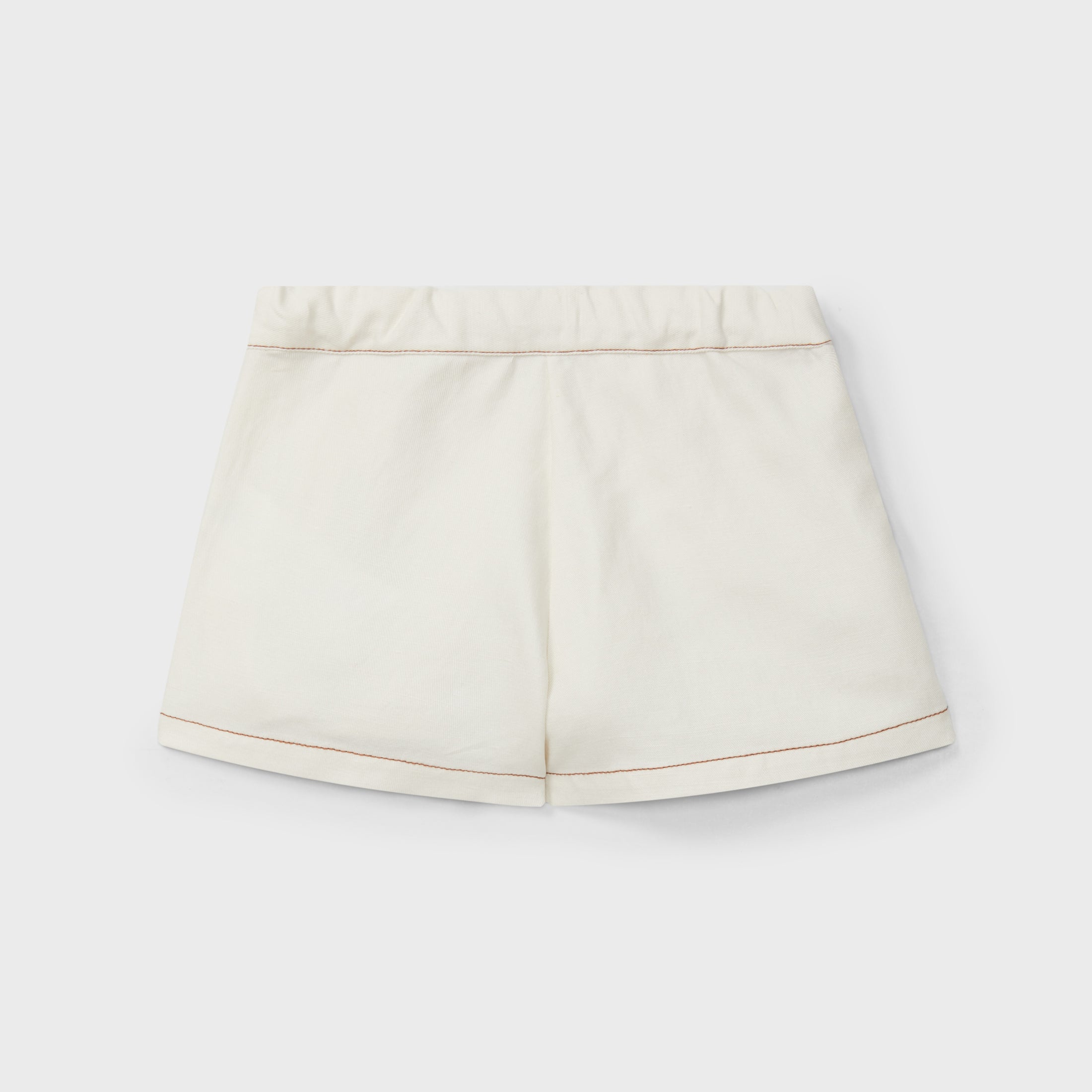 Off White Pleated Skort