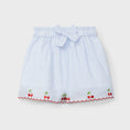 Load image into Gallery viewer, Seersucker Belted Cherry Shorts
