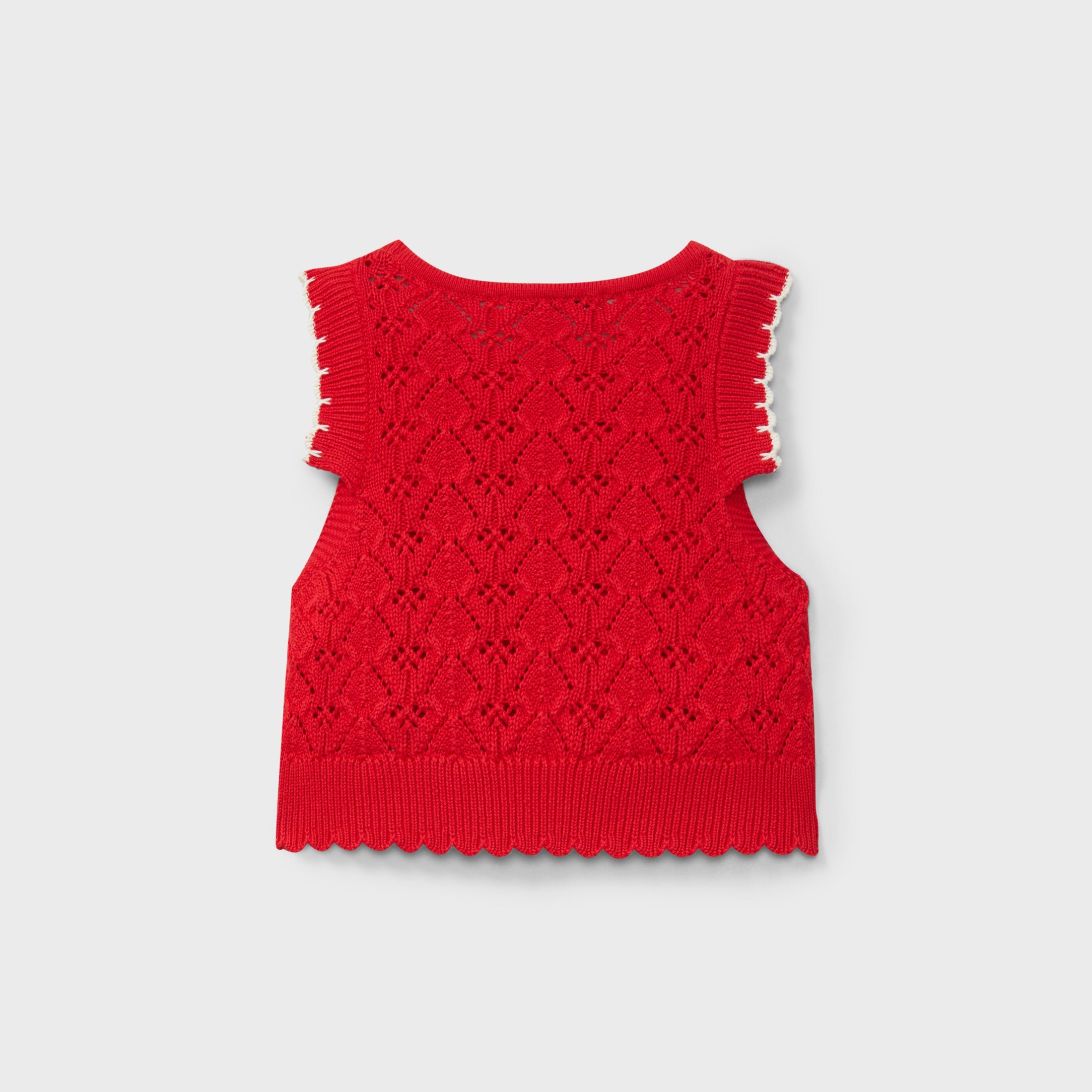 Red Knit Top